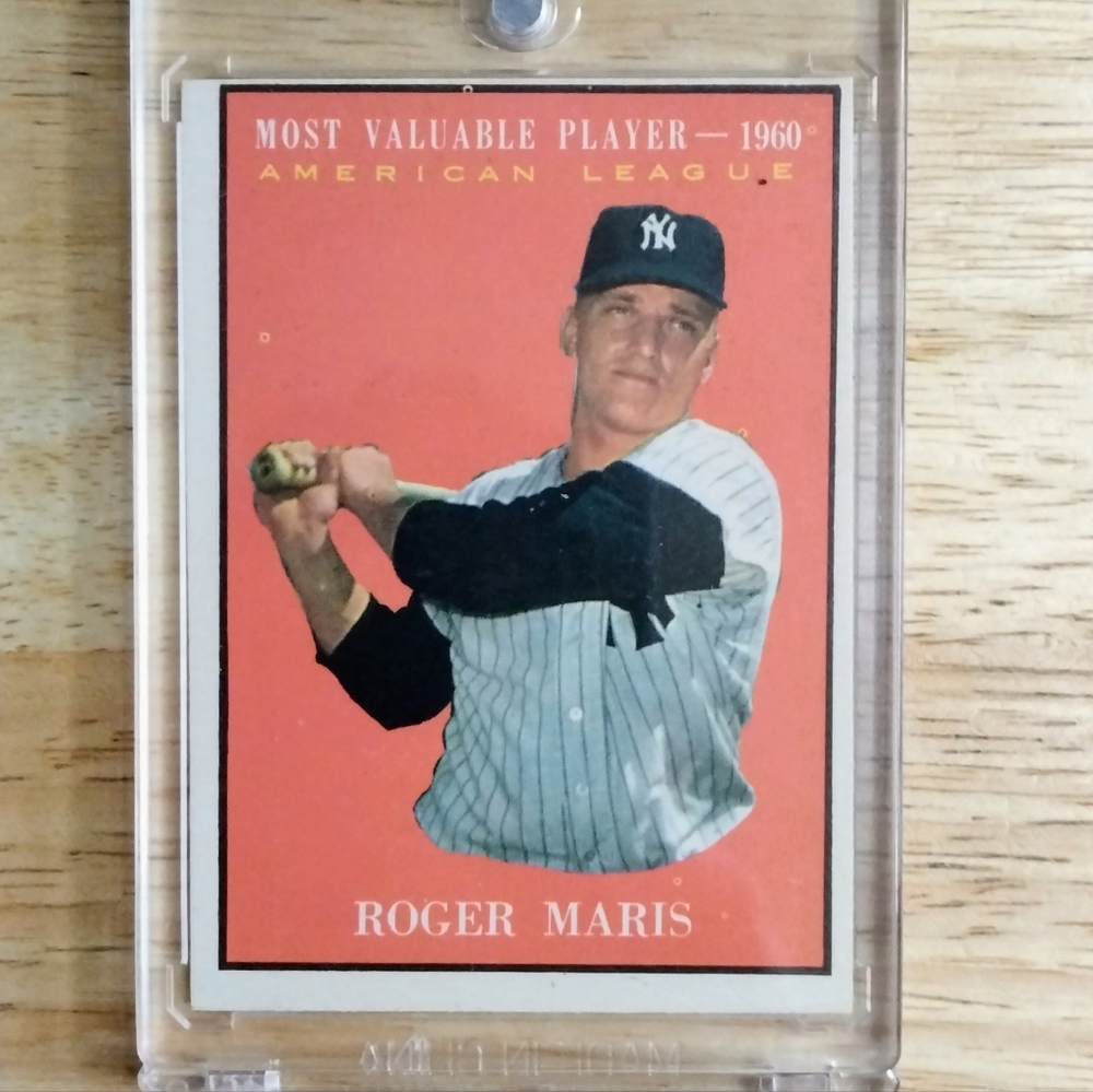 1961 Topps Roger Maris A.L. M.V.P.